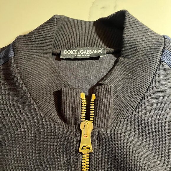 Dolce & Gabbana Man's Black Track Jacket - Picture 5 of 11